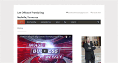Desktop Screenshot of franciskinglaw.com