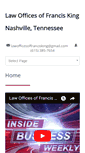 Mobile Screenshot of franciskinglaw.com